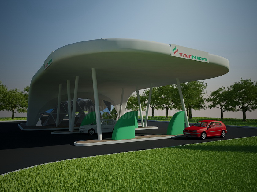 Geodesic Style Gas & Petrol Stations | Unique Designs