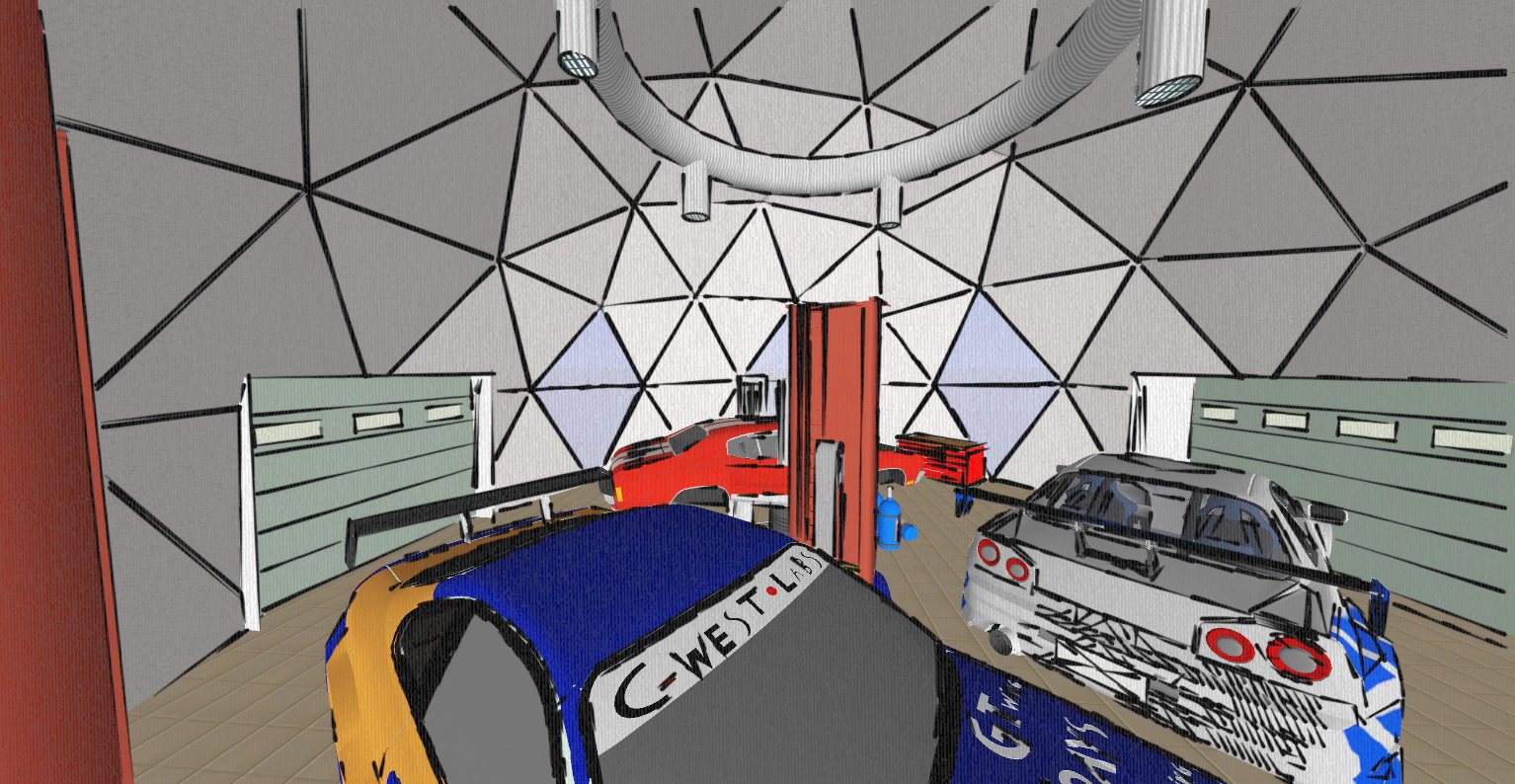 Automotive Garage Fixing Dome | Prefabricated Steel Buildings