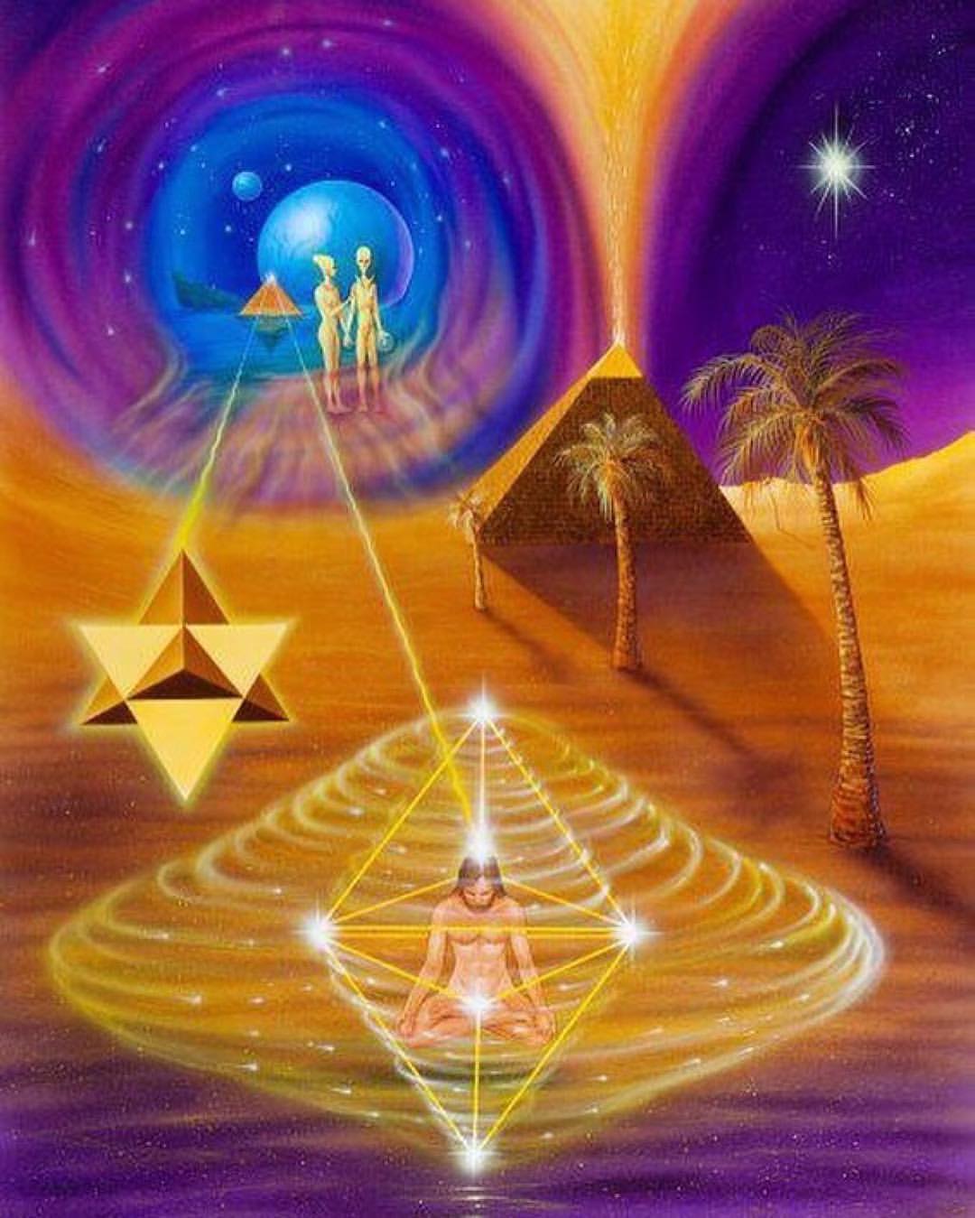 Merkaba Gwiezdne Wrota | Piramida energetyczna