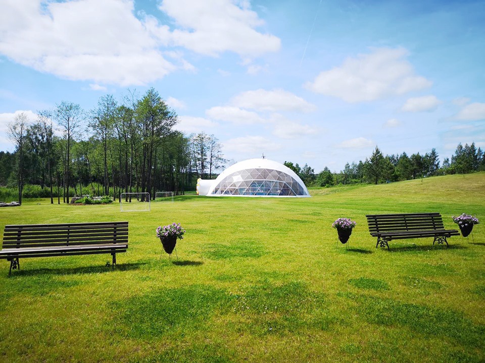 Ø18m F6 H6,5m Playground Dome | Margio recreational resort, Trakai
