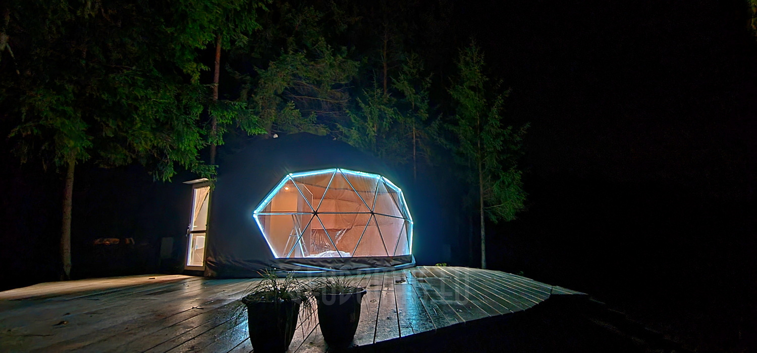 35m² Moon Glamping | Domes Ø6,7m | Pasvirė, Lithuania