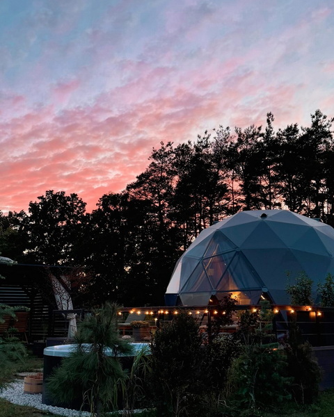 35m² Sëtnowa Glamping Ø6,7m Domes | Sitno, Polska