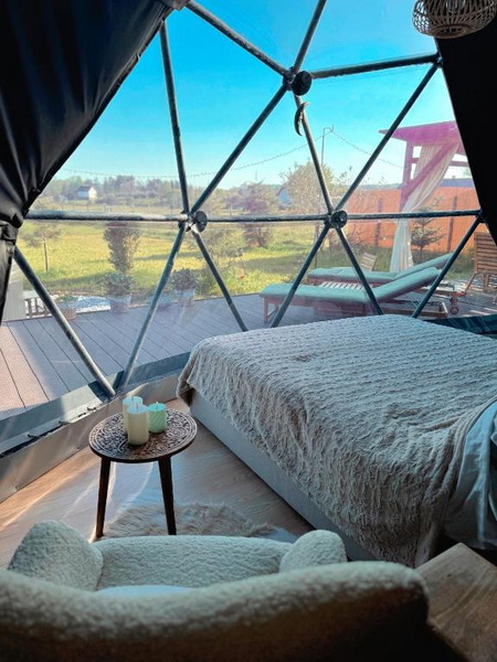 35m² Sëtnowa Glamping Ø6,7m Domes | Sitno, Polska