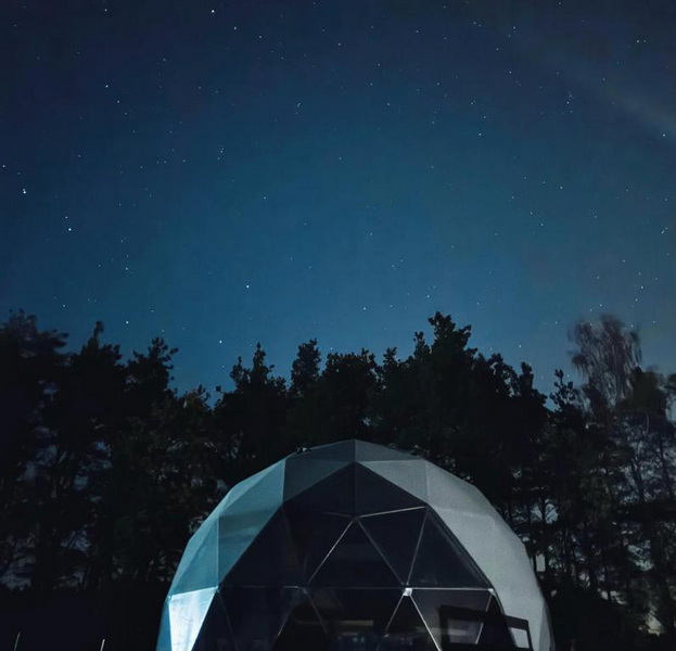 35m² Sëtnowa Glamping Ø6,7m Domes | Sitno, Polska